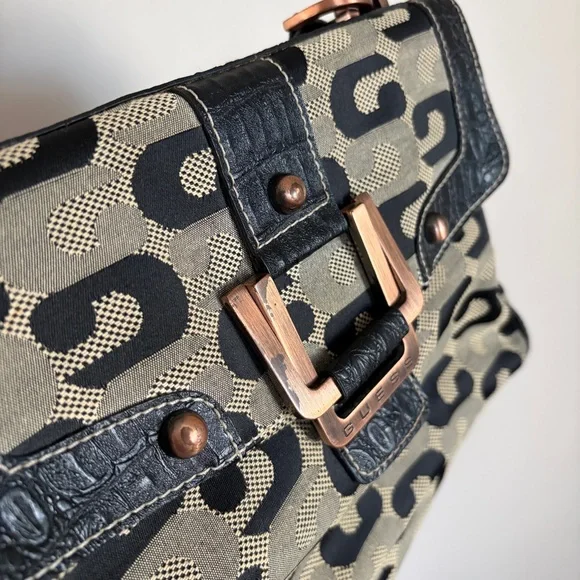 Guess vintage y2k monogram shoulder bag - Picture 6 of 13